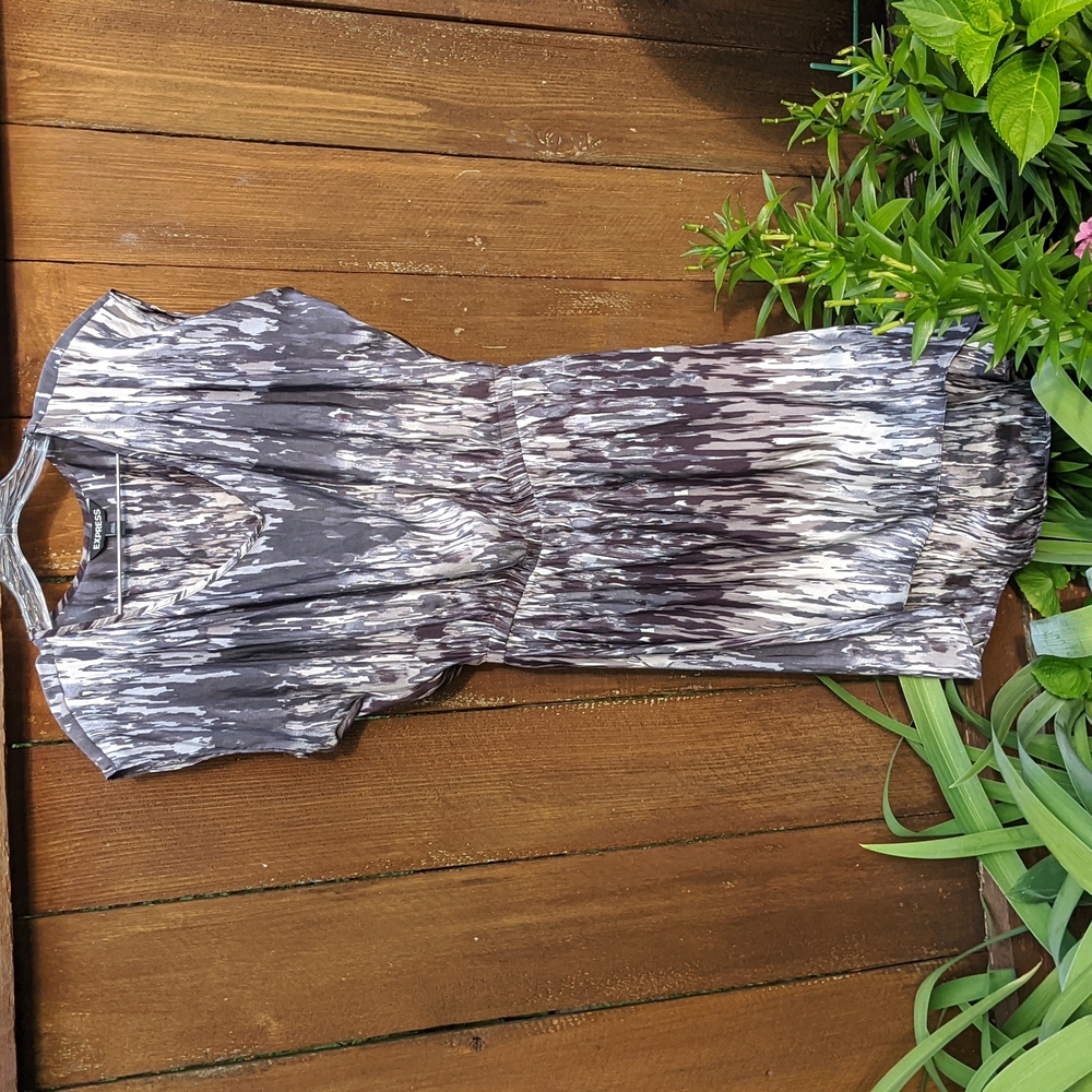 NWOT Express ikat print dress